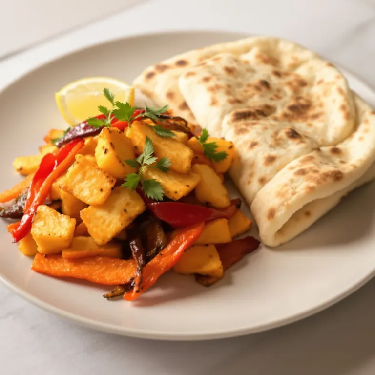 Halloumi fries, roasted peppers & warm pita