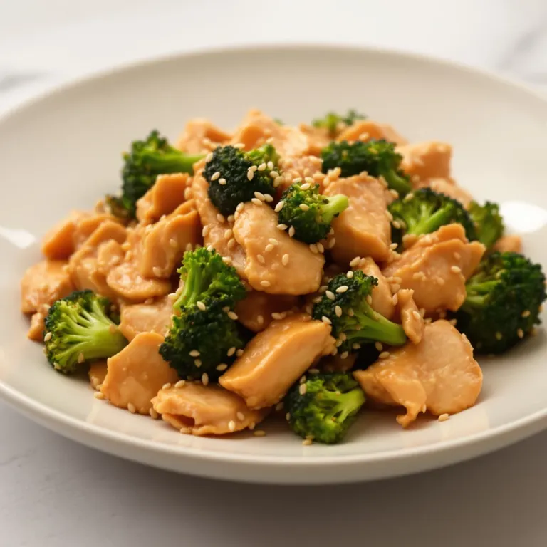 Soy-ginger chicken & sesame broccoli