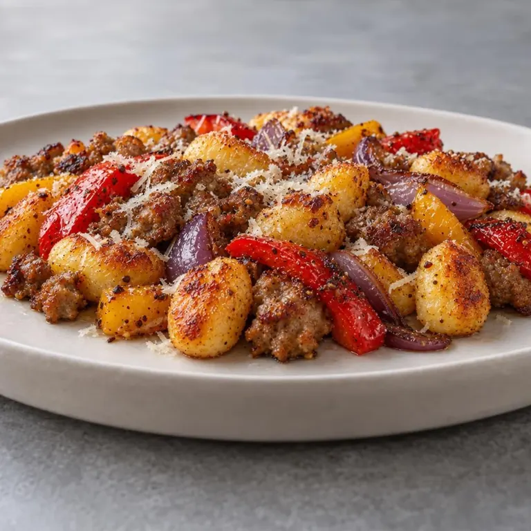 Air Fryer Gnocchi with Sausage