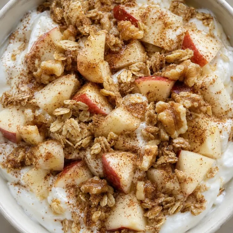 Apple Cinnamon Yogurt Bowl