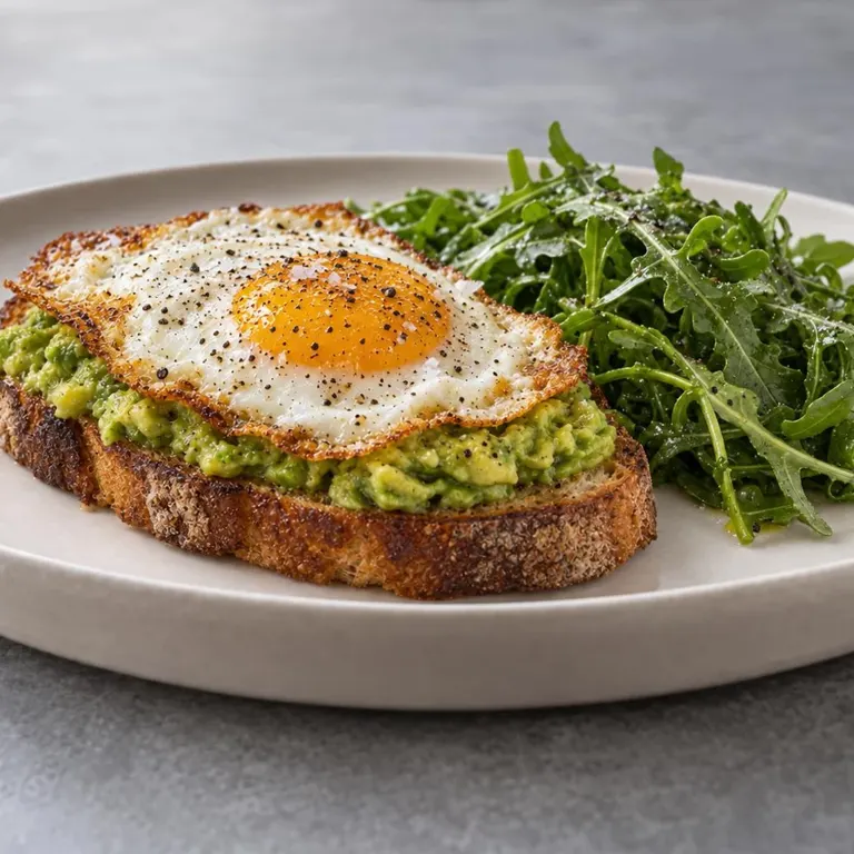 Avocado Toast with Fried Egg
