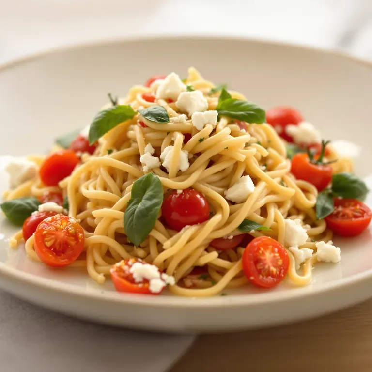 Baked feta & cherry tomato pasta