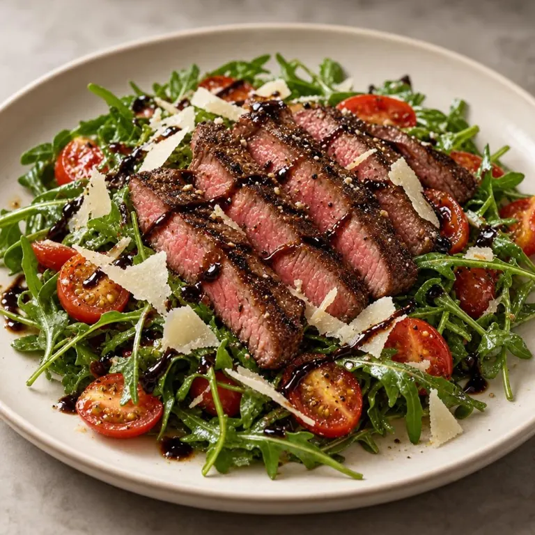 Balsamic Steak Arugula Salad