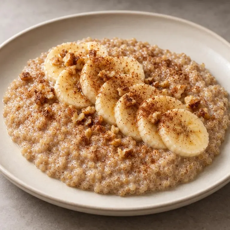 Banana Cinnamon Quinoa Porridge