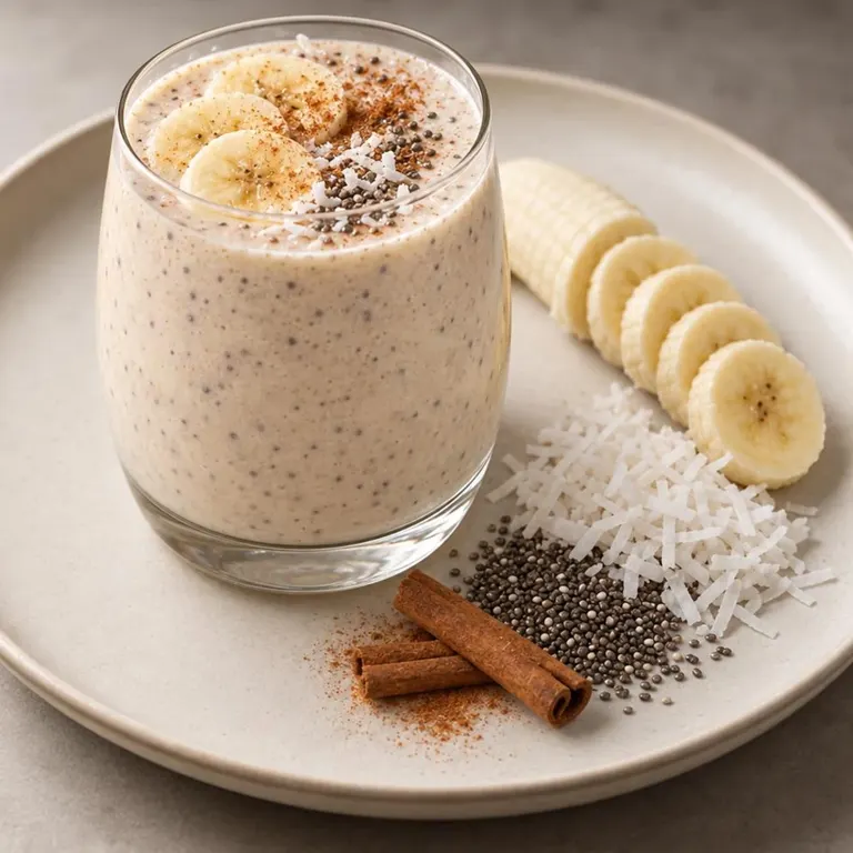 Banana Coconut Breakfast Smoothie