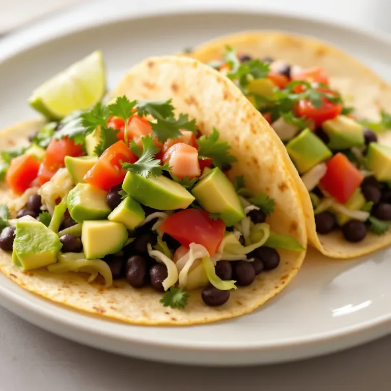 Black bean tacos