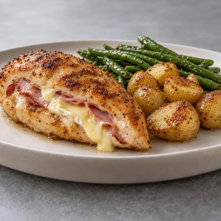 Brie & Ham Stuffed Chicken
