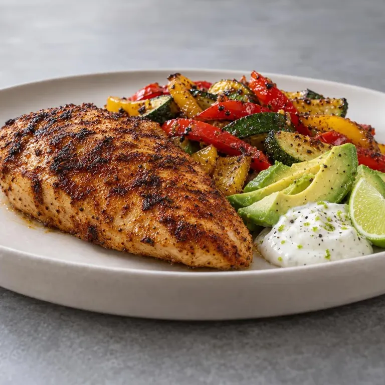 Cajun Chicken with Peppers & Zucchini