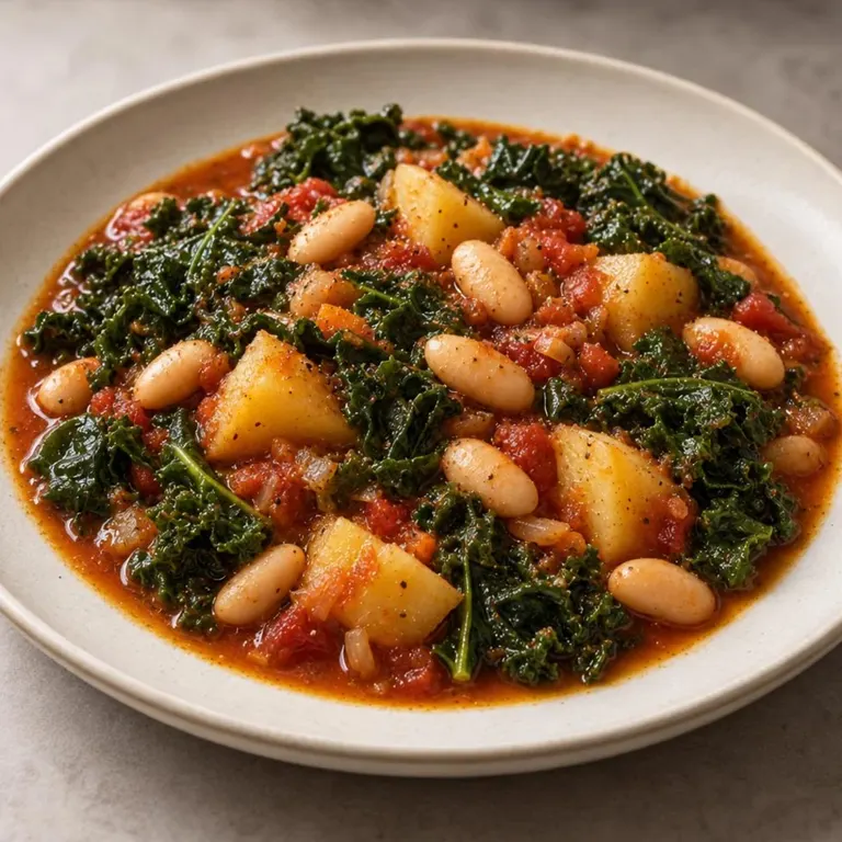 Cannellini Bean & Potato Tomato Stew