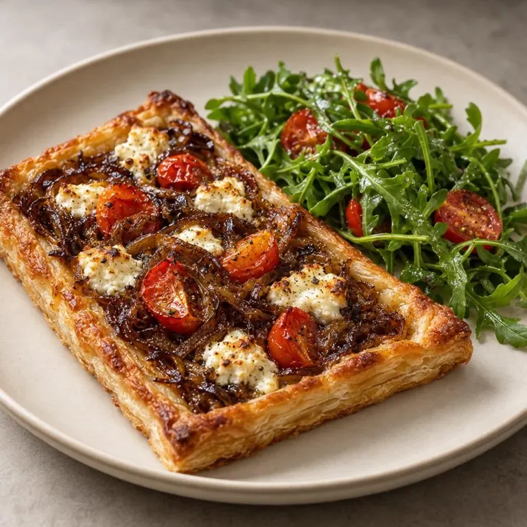 Caramelized Onion & Goat Cheese Tart