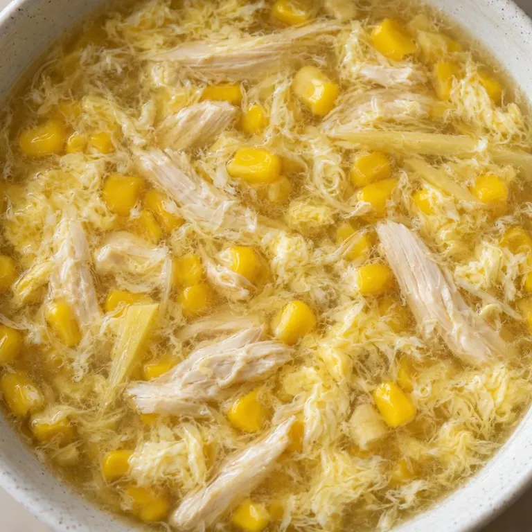 Chicken & Sweet Corn Egg Drop Soup