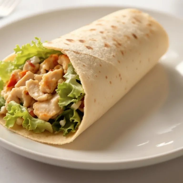 Chicken Caesar wraps