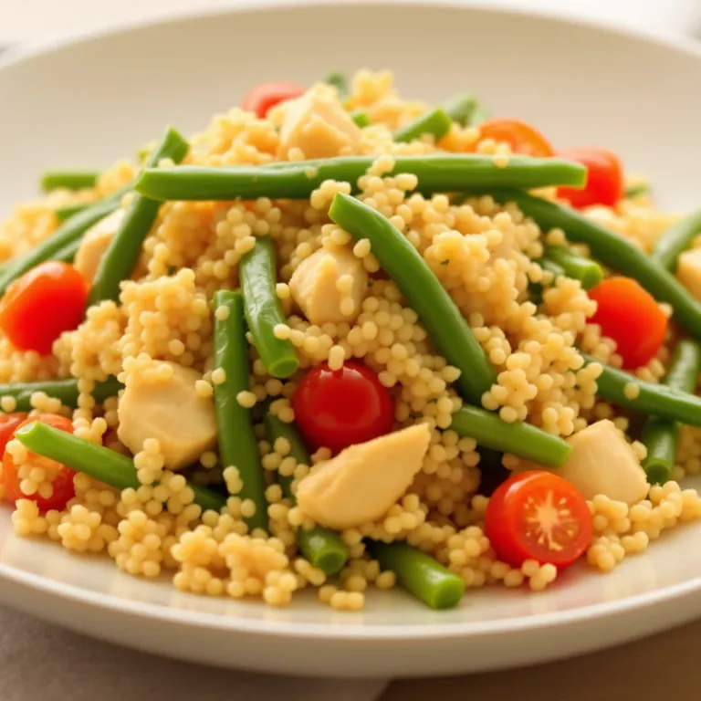 Lemon chicken couscous skillet