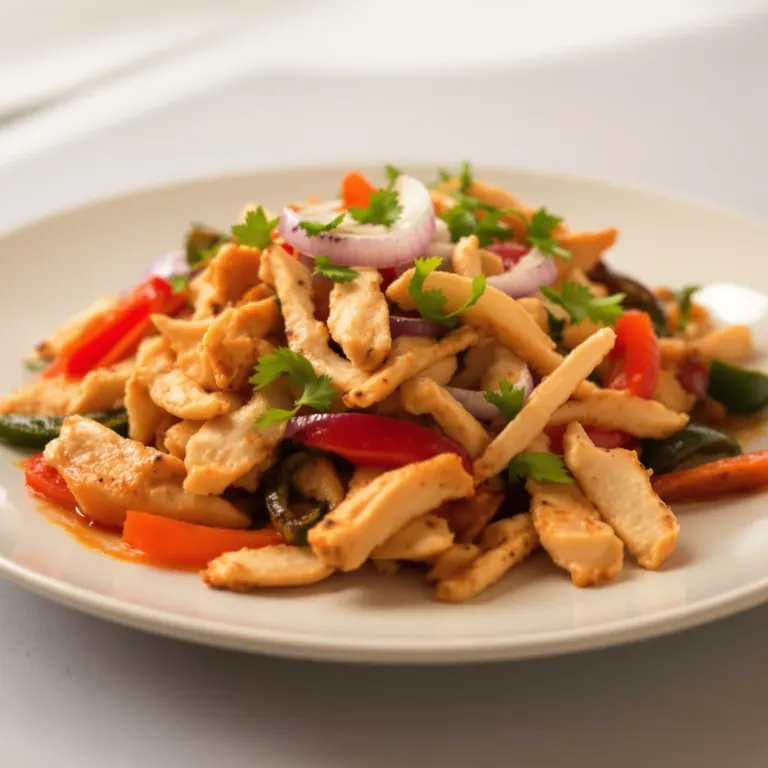 Chicken fajitas