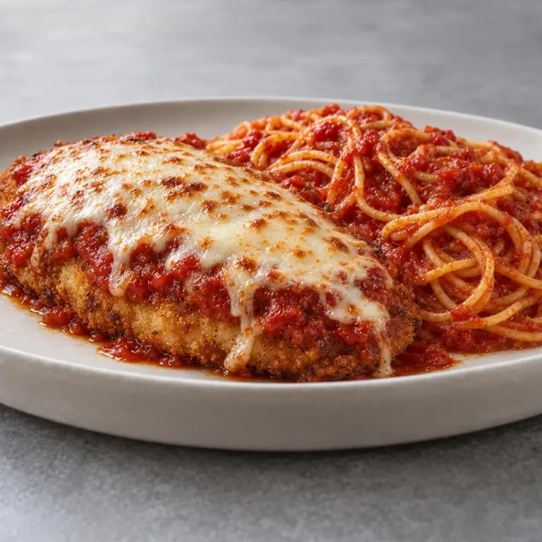 Chicken Parmesan with Spaghetti