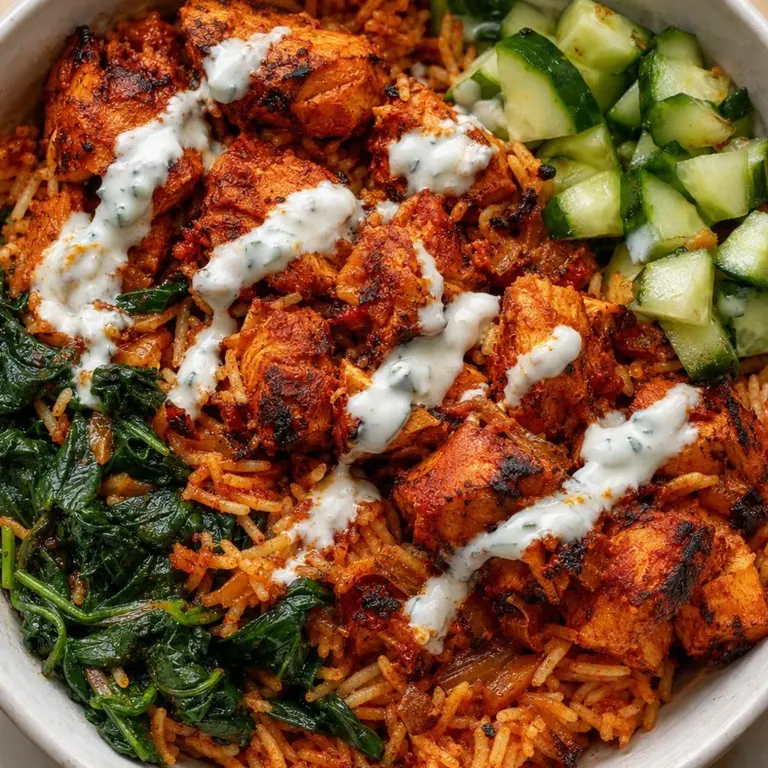Chicken Tikka Rice Bowl