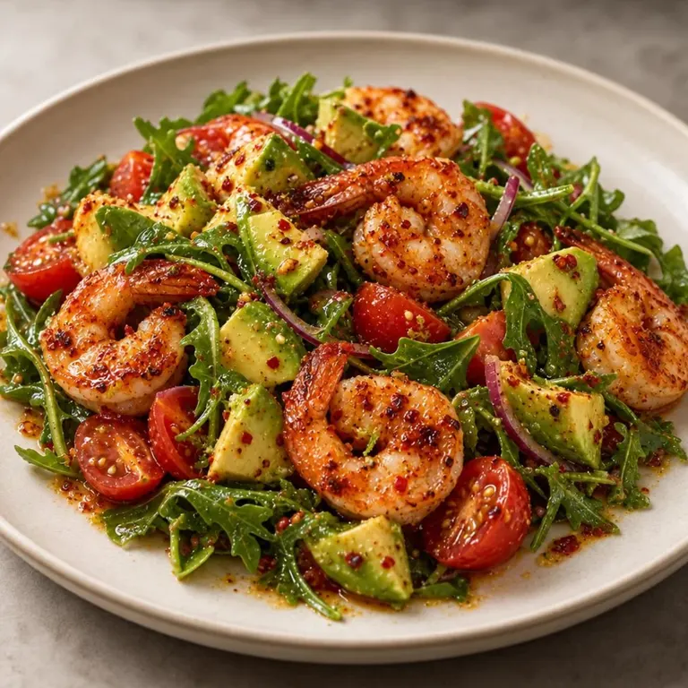 Chili-Lime Shrimp Avocado Salad