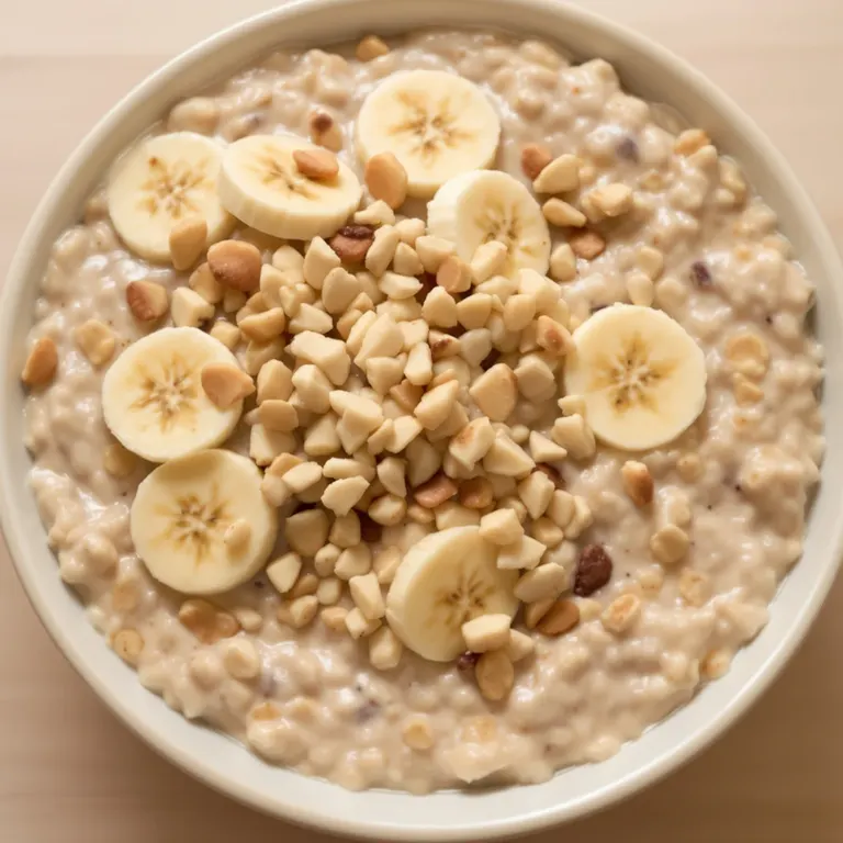 Cinnamon banana lassi oats