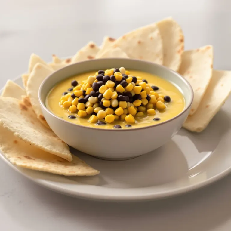Cold corn lime chowder