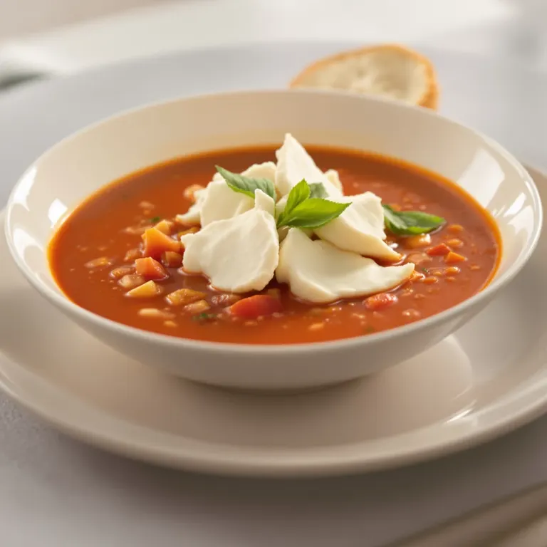 Cold tomato basil mozzarella