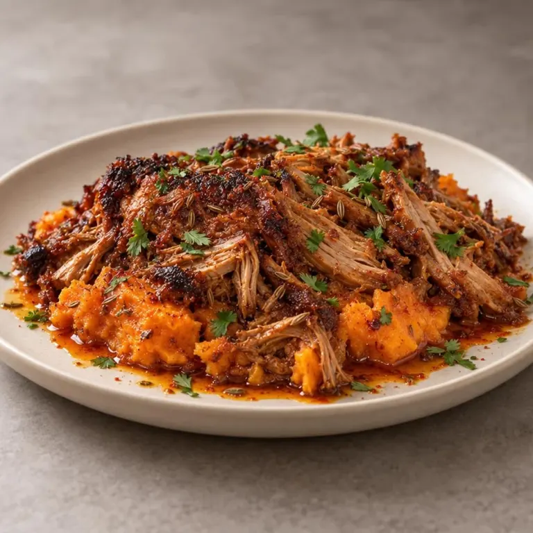 Sat: Cumin paprika pulled pork