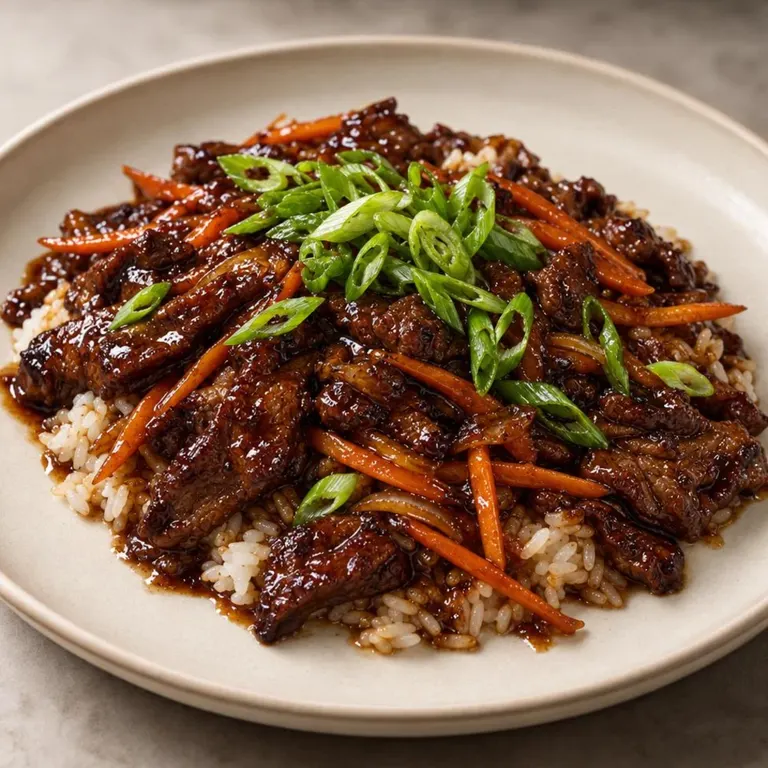 Ginger soy Korean beef