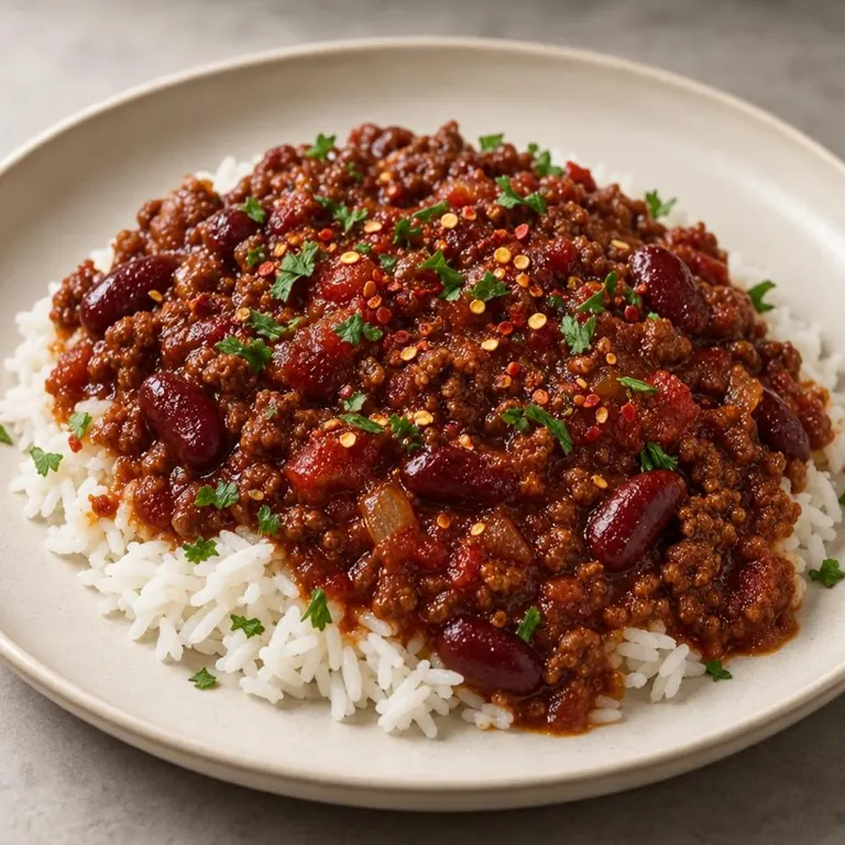 Kidney-bean beef chili