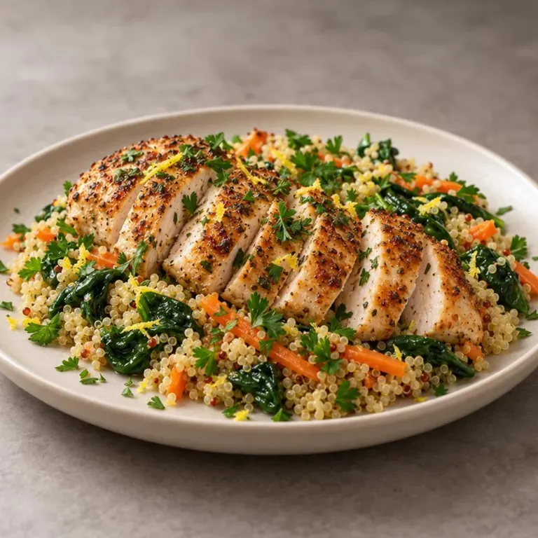 Lemon parsley chicken quinoa