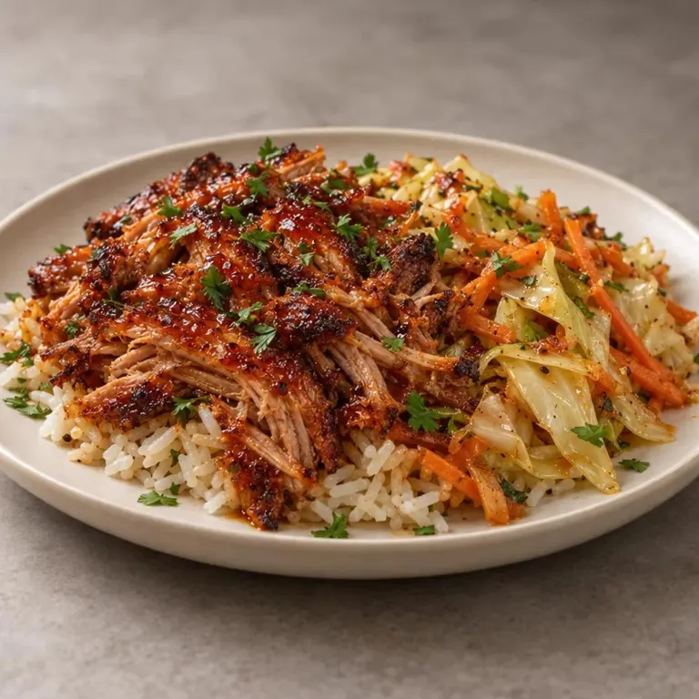 Paprika honey pulled pork