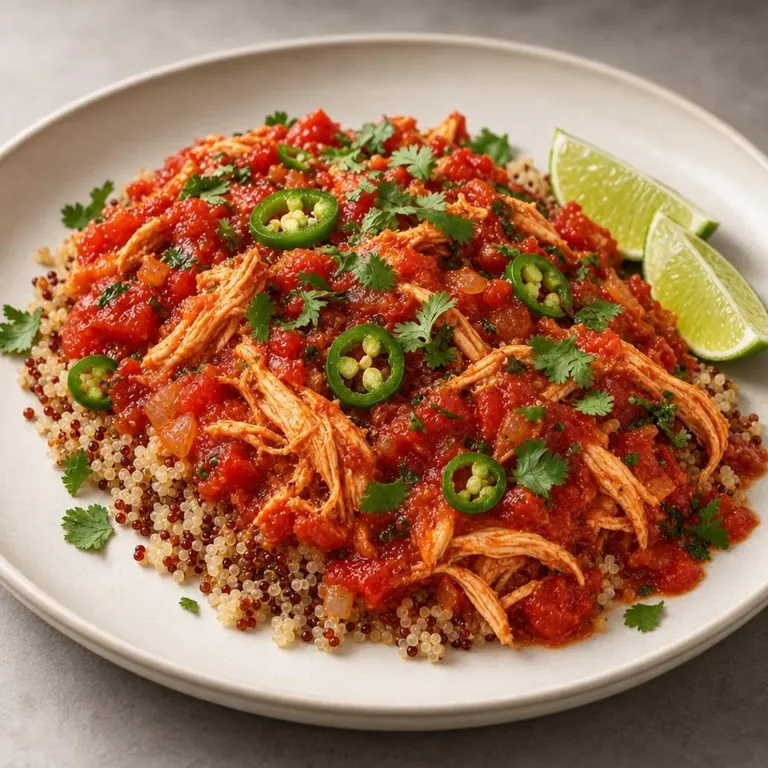 Salsa chicken quinoa
