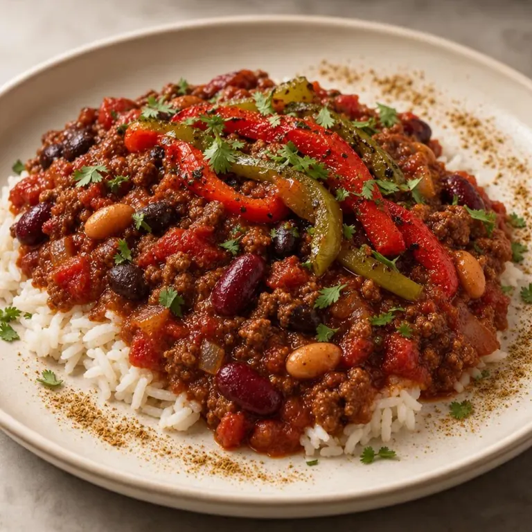 Three-bean pot chili