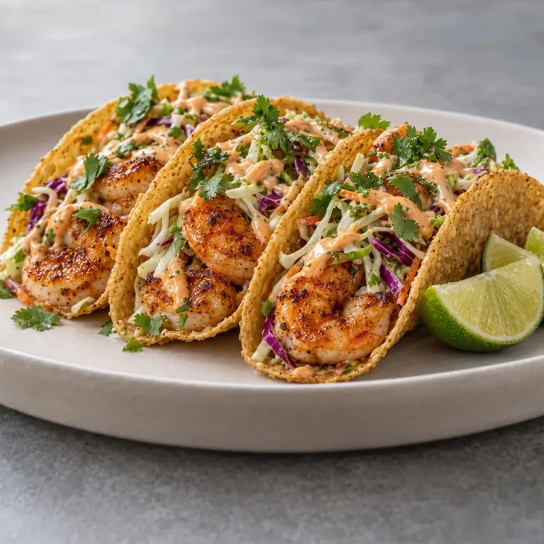 Crunchy Shrimp Tacos