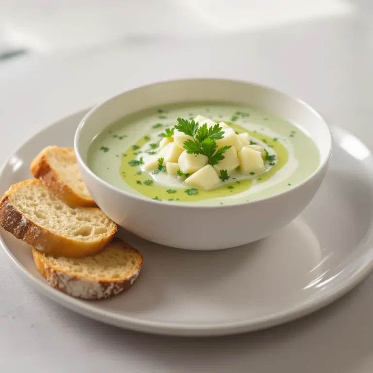 Fri: Cucumber apple yogurt soup
