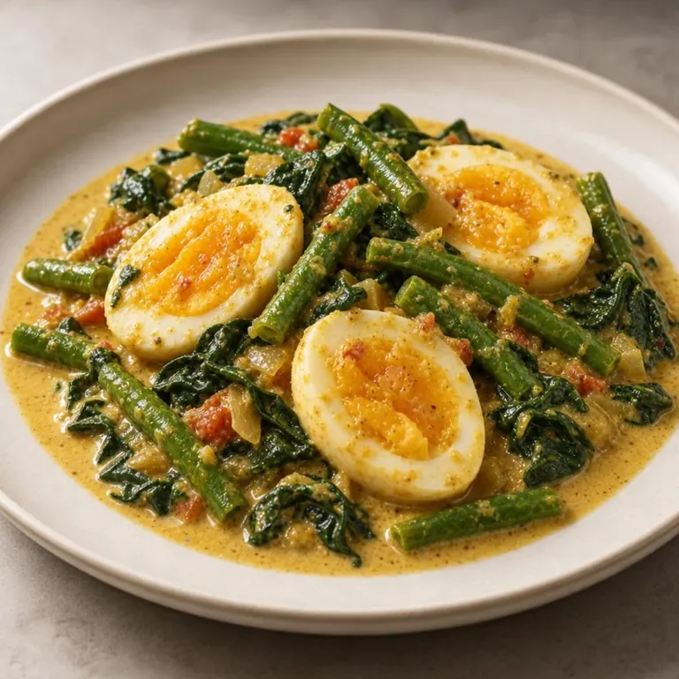 Egg & Green Bean Coconut Curry