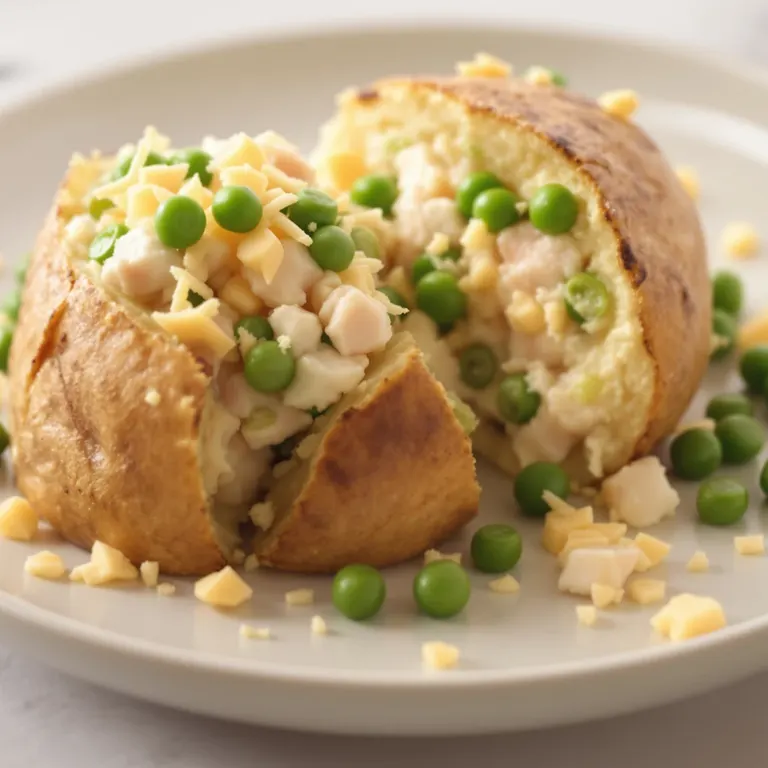Fish & leek loaded baked potatoes