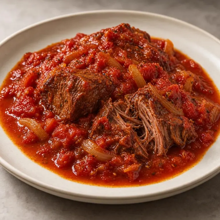 Dump tomato oregano beef