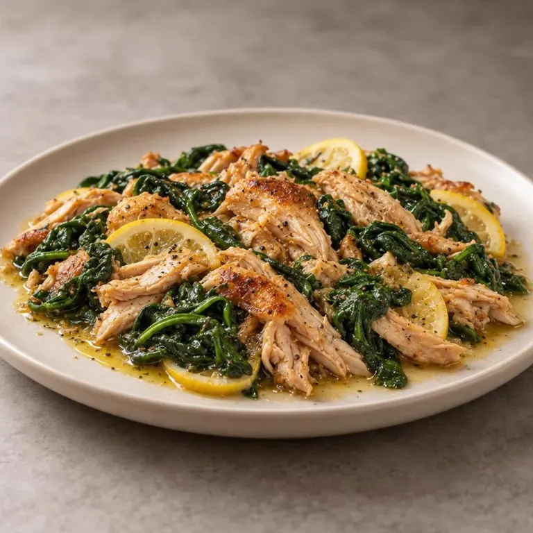 Dump lemon spinach chicken