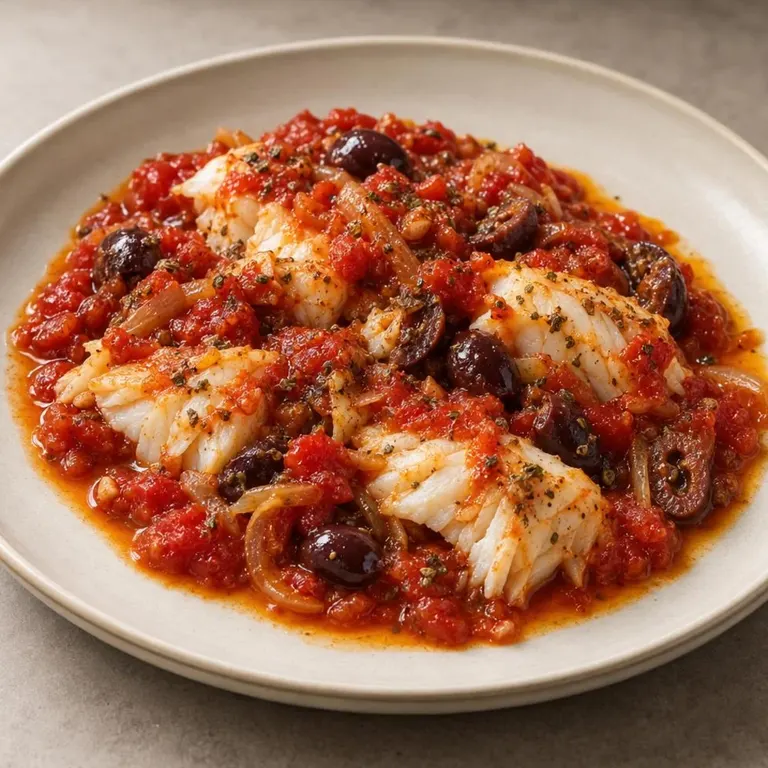 Last-hour tomato olive white fish