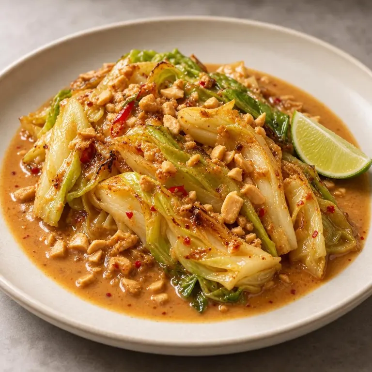 Dump peanut cabbage ginger