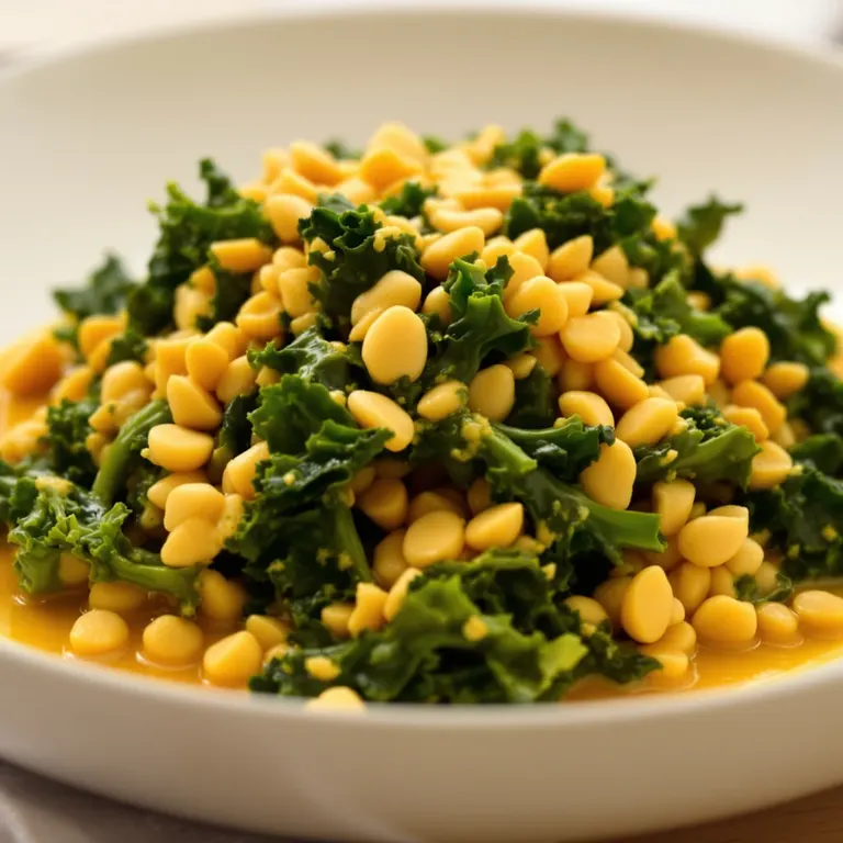 Coconut kale peanut pot