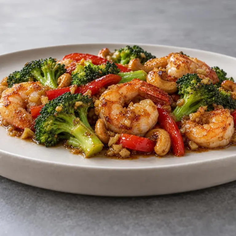Garlic Ginger Shrimp & Broccoli