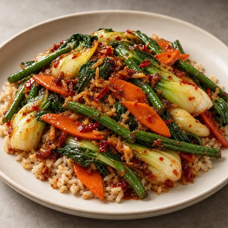 Ginger Vegetable Stir-Fry with Bok Choy