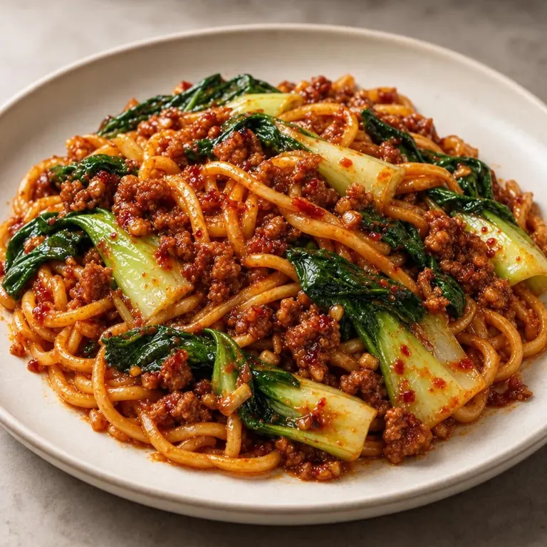 Gochujang Pork & Bok Choy Noodles