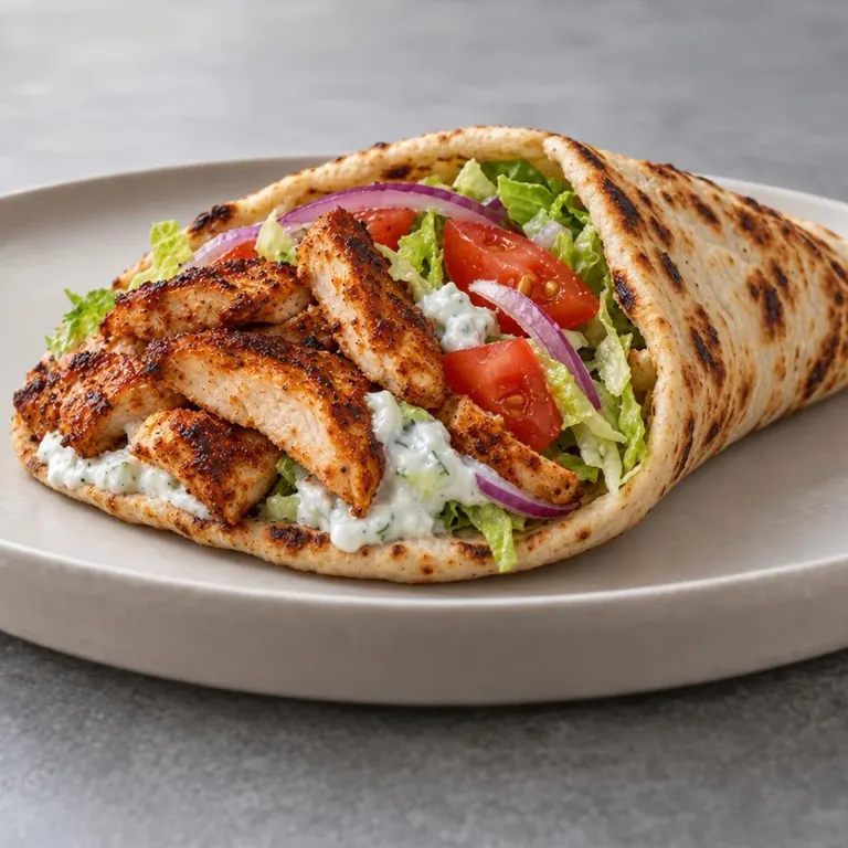 Greek Chicken Gyro Pita