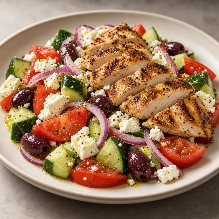Greek Chicken Salad Plate