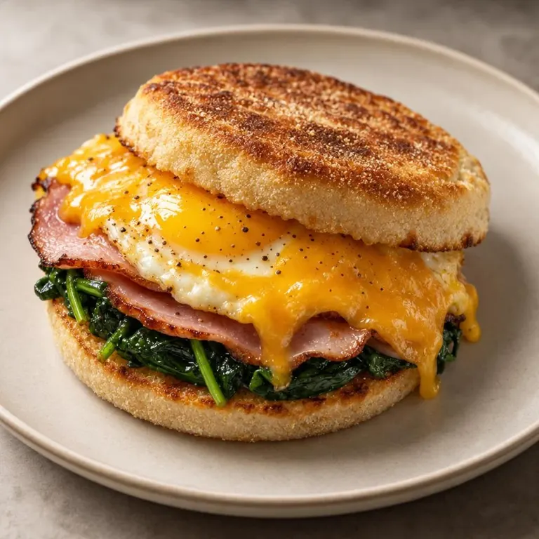 Ham & Egg English Muffin