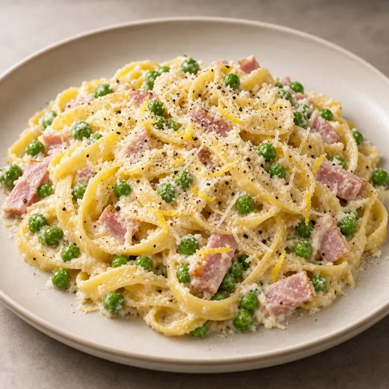 Ham, Pea & Ricotta Pasta