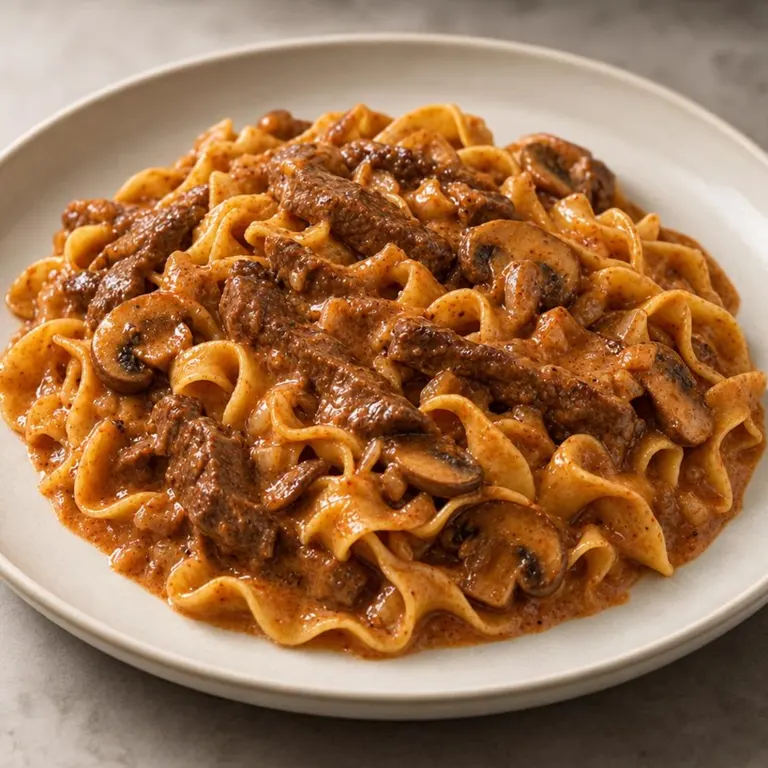 Instant Pot Beef Stroganoff