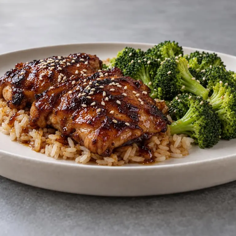 Instant Pot Sticky Teriyaki Thighs