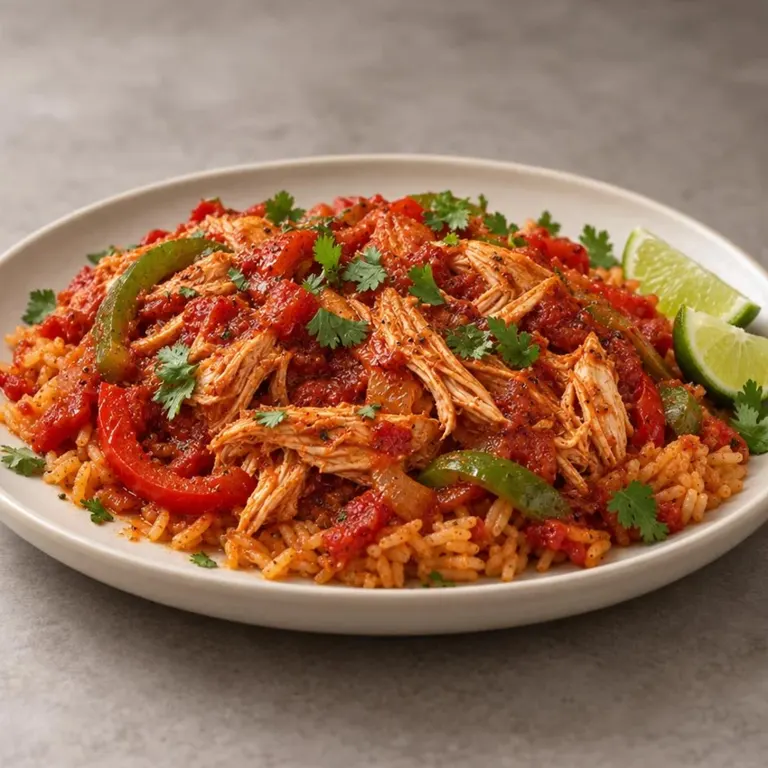 Batch salsa pulled chicken